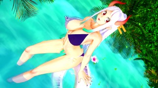 YAMATO HARD SEX WITH HER ONE PIECE EROTIC BODY