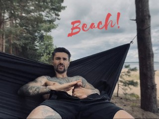 Juicy Masturbatie Op Het Strand in Een Hangmat 🔥💦🌞