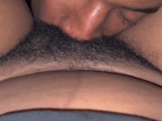 Preview 1 of eating that hairy muff from the front