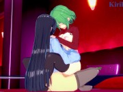 Preview 6 of Hikage and Ikaruga have intense futanari sex at a love hotel. - Senran Kagura Hentai