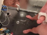 Wanking in the shower until I cum