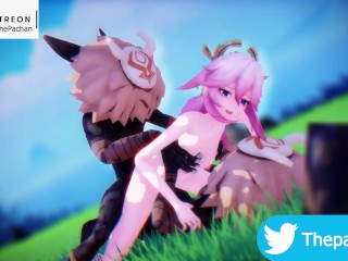 Yae Miko X Mitachurl and Hilichurl Public Version
