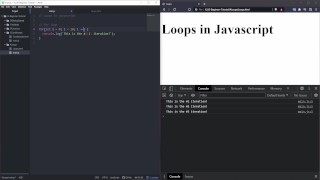 Javascript - Loops