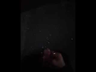 Horny twink jerking off public and cums 