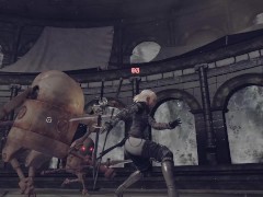 NieR: Automata - A2 ryona #2 - long hair, alternative outfit ニーア オートマタ リョナ