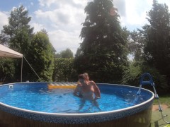 SUMMER TIME Soo a Hard Fuck in the POOL Part 1