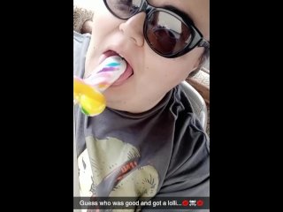 oral, verified amateurs, solo female, lollipop