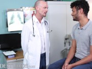 Preview 2 of FamilyCreep - Paging Dr Stepdad.MONSTER Cock Twink Stepson Needs Blowjob Stat - Jordan Pax , Jacob L