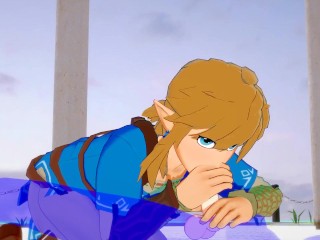 Zelda Yaoi - Link Blowjob