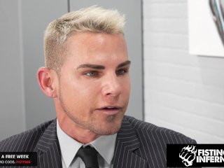 Potential Employee Fisted By Boss - Dominic Pacifico, Archer Croft - FistingInferno