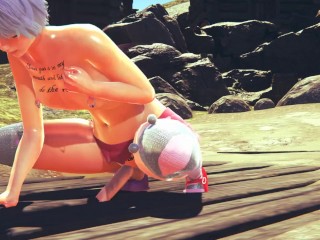 Yaoi Femboy - Shin Anal Dildo and Boobjob