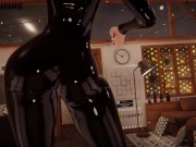 Preview 3 of 3D VR Latex ass in your face twerkin'