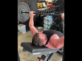 Working out then doing the Helicopter with my Big Fat Cock