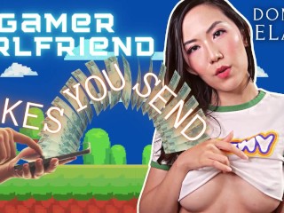Gamer Girlfriend Locks your Cock up