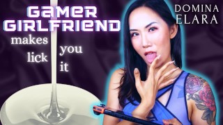 Gamer GF Makes You Lick It Up