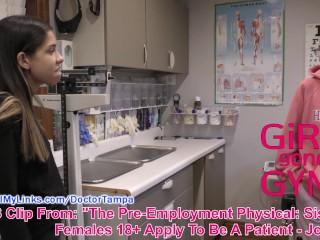 Angel SantanaとAria NicoleからのBTSは、雇用前の物理的、お祝い、GirlsGoneGynoCom