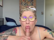 Preview 3 of Sexy StepMom Gives Long Passionate Blowjob