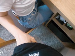 【素人ハメ撮り】壁の薄いホテルの机で彼女とハメ放題♡鏡の前で立ちバック！！　　　　日本人/素人カップル/個人撮影/無修正/パイパン/スマホ/主観映像/まろちゃんねる - Screenshot 2 of 16 - 日本人 かわいい