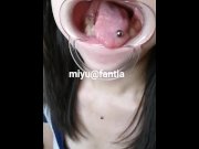 Preview 1 of Restraint and torture of big-breasted amateur　 Oral cavity saliva tongue teeth Fetish