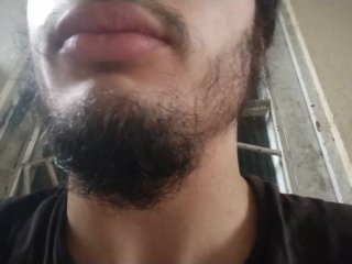 beard, solo male, big dick, sfw