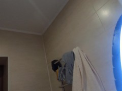 I caught my neighbor in the toilet, took off her pants and fucked her doggystyle