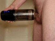 Preview 2 of Automatic Male Masturbator Makes Big Dick Cum So Hard