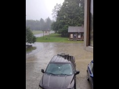 Raining here in Vermont
