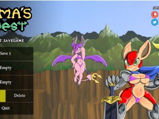 Arma's Quest [Hentai PornPlay] Ep.5 giantmonster cock and tongue_fucking her wet pussy