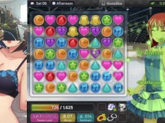Gamergirl plays Huniepop and touches herself when she wins
