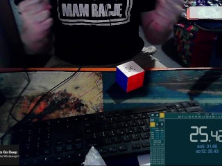 3x3 Rubik’s Cube | 25s PB