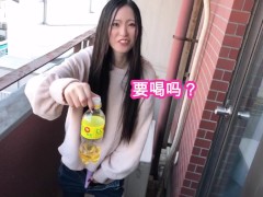 【中文字幕】女生站着也能尿尿!? 用玩具自慰💕日本美女小便, 户外 14/16