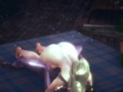futa queen eyeliner fucks celestia