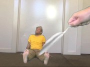 Preview 3 of GIANT TICKLE TORTURE - FOR A TINY MAN - MANLYFOOT - SHRINKING TICKLES WITH A MAGIC FEATHER 🏃‍♂️🪶
