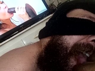 stuck his tongue inside my bitch pussy while watching porn I'm a naughty bitch