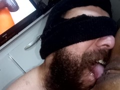 how delicious he chewed he sucked hestuck his tongue inmy pussy while I see cock on the wall in porn