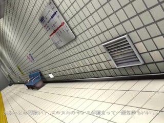 Hardcore anal sex with hot brunette at the train station [Suima 2] / 3D Hentai game