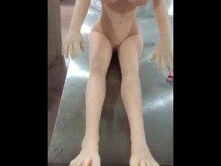 asian, sex with a doll, vertical video, pornhub sex doll
