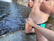 Preview 6 of Caught jerking off stranger at public swimming hole
