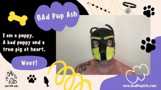 Pup Ash gets Messy!