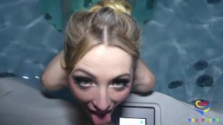 Rex RyderXXX | Betrug Freundin Saugen Monsterschwanz im Whirlpool im Resort | Mit Ailee Anne