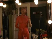 Preview 4 of STAR WARS PARODY - BEHIND THE SCENES DARTH TALON TWILEK COSPLAY BODY PAINTING Time-lapse