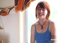 Ersties: Hairy Babe Exercises Before She Masturbates For The Camera - Screenshot 3 of 16 - Solo Girl