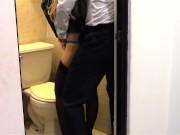Preview 5 of QUICKIE IN THE OFFICE BATHROOM