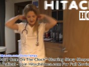 Preview 2 of SFW BTS From Stacy Shepard's Dont Tell Doc I Cum on The Clock, Set-up and Bloopers,At HitachiHoesCom