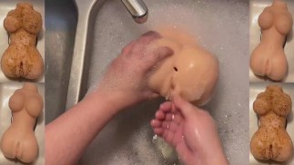 Część 2 Slutty Dirty Silicone Doll, która MUSI być czyszczona ASMR