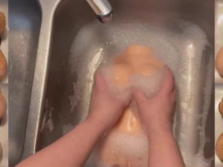 washing, silicone doll, sexy dirty girl, exclusive