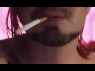 PAPA BEAR 🐻.. SMOKING 🚬 AN STROKING MY COCK TILL MOMMY MILF WIFE GETS HOME AN STROKES IT FOR PAPA