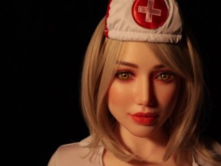 nurse, nurse big tits, missionary creampie, realistic sex doll, adult toys