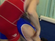 Preview 2 of Athletic twinks wrestled and imperceptibly horny turned into fucking