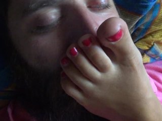smell feet, soles lick, feet sniffing, toes sucking
